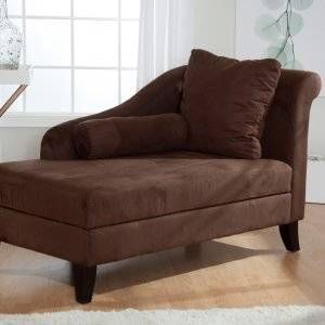 Ashland Chaise Storage Lounger Mocha with Storage Space