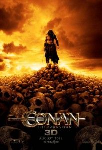 conan skulls 3d ds 27x40 movie theatre poster oe