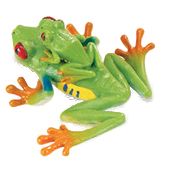 Red Eyed Tree Frog with Baby Safari Ltd Vinyl Miniature Toy Animal 