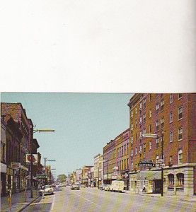 Vintage Postcard Downtown Ashtabula Ohio