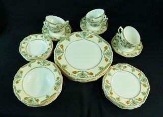 WH Grindley Co Windsor Ivory Arcadia Pattern Service 6