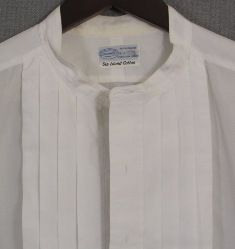 Bowring Arundel Co London Bespoke Tuxedo Shirt for Detachable Collar 