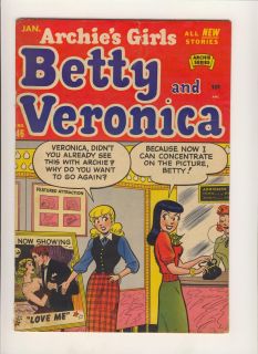 Archies Girls Betty Veronica 16 Golden Age Comics