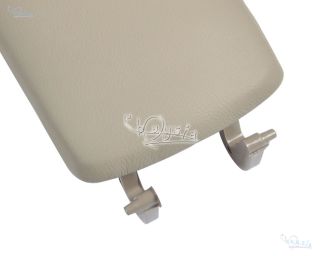 100% Genuine Leather Armrest Console Cover/Lid for Audi A6 Beige