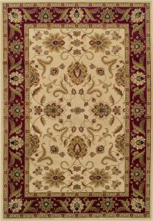 Premium Traditional Large Area Rug Persian Oriental Carpet Ivory 9x13 