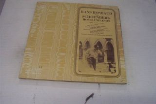 Schoenberg Moses Und Aron 2 LP Hans Rosbaud CBS Opera