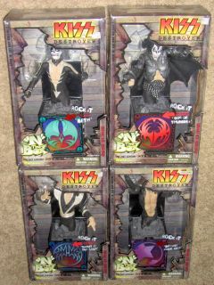 Art Asylum Kiss N The Box Destroyer Jack in The Box Set of 4 Figures 
