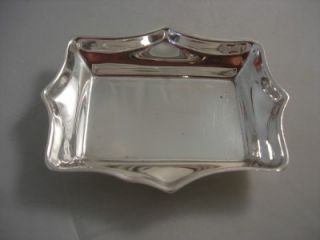 FINE PAIR OF ASPREY LONDON SOLID SILVER SMALL TRAYS   TRINKET COUNTER 