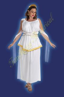 Athena Halloween Costume Greek Goddess Dress Plus Size Adult Woman 