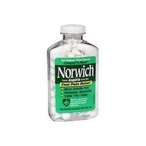 Norwich Aspirin Fast Pain Relief Tablets 325mg 100TABS