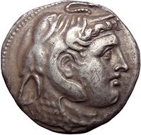 PTOLEMY I, Egypt, Silver Tetradrachm 323BC. Alexander III/Athena.