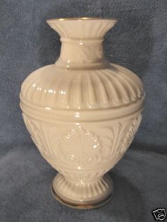 Lenox Athenian Medium Vase 9 1/4 Inch Porcelain Gold