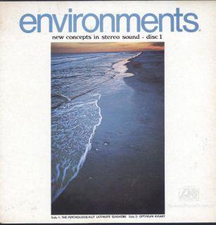 Environments Disc 1 LP VG USA Atlantic SD 66001