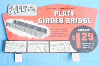 Atlas HO Gauge Trains Model Railroad Plate Girder Bridge Store Counter 