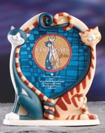 MOST POPULAR   Cool Cats Photo Frame by Toni Goffe   New in Box