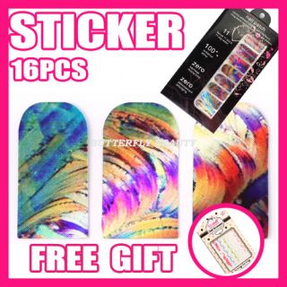   Art Sticker Colorful Patch Foils Armour Wraps Decoration 10