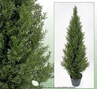 You are bidding on ONE 4 Cedar Artificial Spiral Outdoor Trees