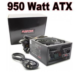 Quiet 950 Watt Intel AMD PC ATX Power Supply SLI PCI E