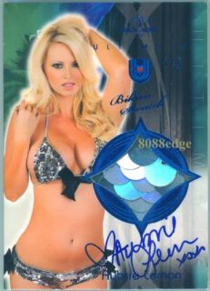   Ultimate Bikini Blue Auto Aubrie Lemon 1 5 Autograph