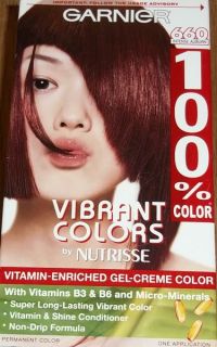   Vibrant Colors Gel Creme Hair Dye 100 Color 660 Intense Auburn