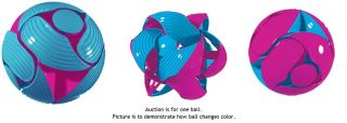 Blue Pink Switch Pitch Ball Color Changing Activation Energy Demo 