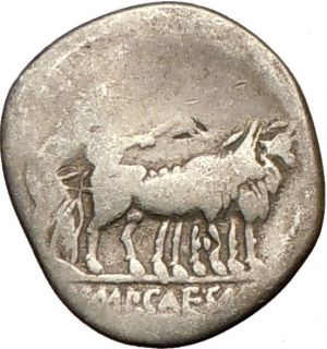 Octavian Augustus Founds Nicopolis 30BC RARE Silver Ancient Roman Coin 