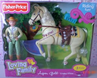 Fisher Price Loving Family New in Box Aspen Gold Horse