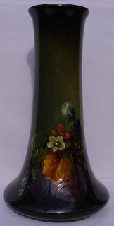 Weller Louwelsa Aurelian Dickens Unsigned 12 75 Vase Blackberries 