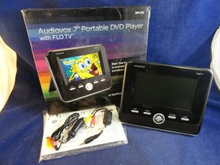 Audiovox 7 Portable DVD Player with Flo TV DFL710 (used) excellent 