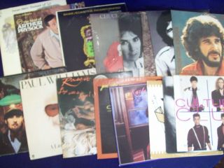   Records 70s 80s LP Rolling Stones Madonna Kinks Gary Numan Vtg