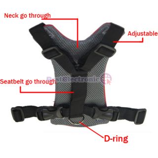 dog pet safety seat belt car harness any size corlor