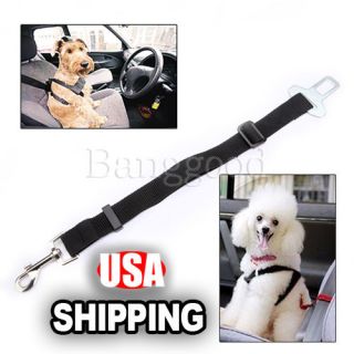  Dog Pet Safety Seatbelt for Car Vehicle Seat Belt Adjustable Harness 