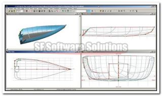 3D BOAT HULL DESIGNER COMPUTER AIDED DESIGN CAD PACKAGE. POWERFUL 3D 