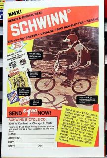 Schwinn BMX Old School Ad Donnie Atherton