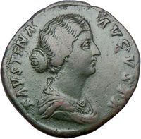 Faustina II Marcus Aurelius WFE154AD Roman Coin Lucilla