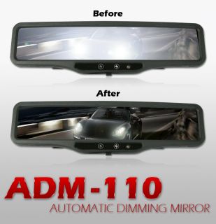 Interior Car Mirror Electronic Auto Dimming Anti Glare Clip on Easy 