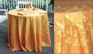 Autumn Glow Africa Batik Tablecloth Napkin Set New