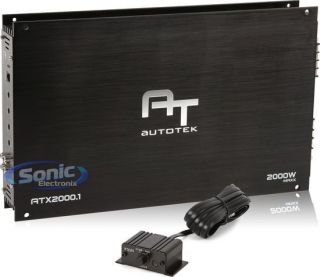Autotek ATX2000 1 ATX20001 2000W Monoblock Class AB ATX Car Amplifier 
