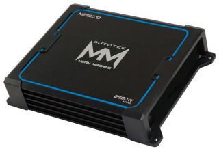 Autotek Mean Machine M2500 1D Monoblock 2500W Car Amplifier Class D 