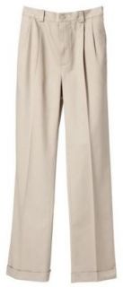 Ashworth Golf Pleated EZ Tech Solid Pants Khaki 34 32 New