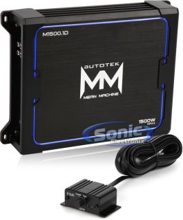   M1500 1D 1500W Mean Machine Series Monoblock Class D Car Amplifier Amp