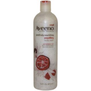 Aveeno Positively Nourishing Aveeno Smoothing Body Wash, Pomegranate 