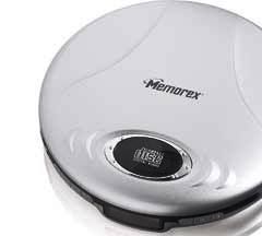 Memorex MD6451 Portable CD Player MD6451 Sil 42 411 A