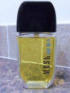 Avon MUSK FOR MEN COLOGNE SPRAY 3oz. USED 1 TIME NO BOX Discontinued 