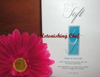 Avon Skin So Soft Hair Removal Microwave Wax Kit Body