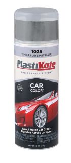 Plasti Kote 1025 GM Light Slate Metallic Touch Up Paint   11 oz.
