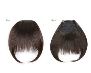 Clip In On Bangs Fringe Extensions with Side Layers   Audrey   5 