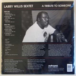 Larry Willis Sextet A Tribute to Someone LP Audioquest