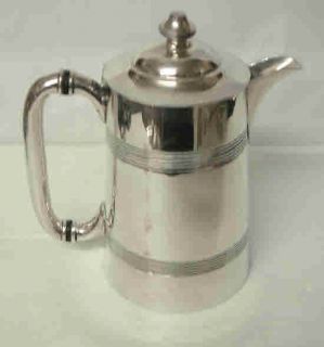 Atkin Bros Silver Plated Vintage Hotel Coffee Pot 6 4INTALL3 