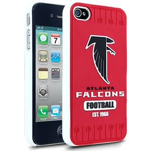 iPhone 4 4S Atlanta Falcons Faceplate Protective Hard Case Cover NFL 